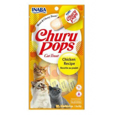 Pamlsek Inaba Churu Pops cat Kuracie 4 tuby 60 g
