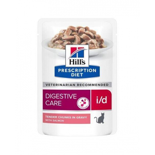 HILLS Diet Feline i/d KAPSČKA Salmon NEW 12x85 g HILLS Diet Feline i/d KAPSČKA Salmon NEW 12x85 g