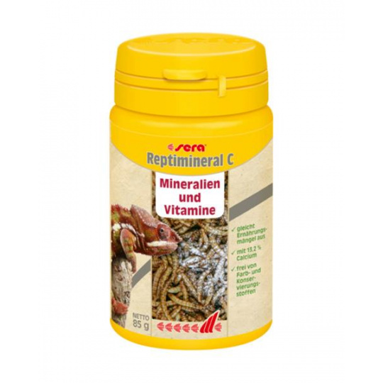 Sera Reptimineral C pre mäsožravé plazy 100 ml