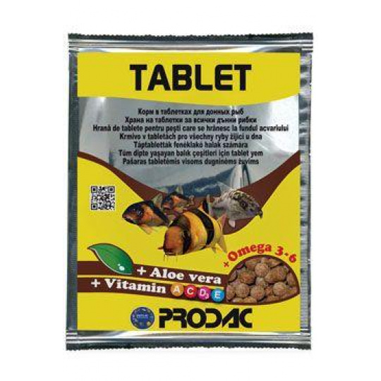 Krmivo pre ryby Prodac Tablet 12g