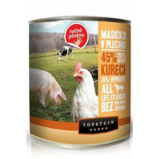 Topstein Mäso v plechu - kuracie 800g