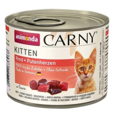 ANIMONDA konzerva CARNY Kitten - hovězí + krůta 200g ANIMONDA konzerva CARNY Kitten - hovězí + krůta 200g