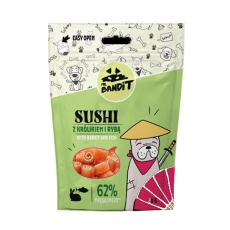 Pamlsok Mr. Bandit sushi rabbit & fish 80g