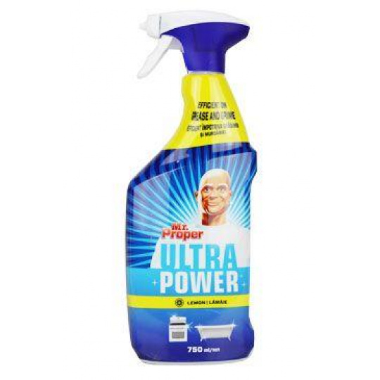 Čistič Mr. Proper Ultra Power Lemon sprej 750ml Čistič Mr. Proper Ultra Power Lemon sprej 750ml