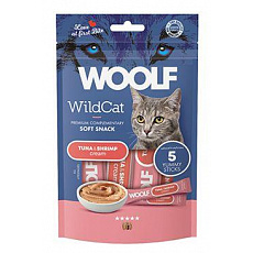 WOOLF WildCat Cream Regular Tuna&Shrimp 5x14g