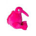 Hračka pes PLUSH plyš, pískacia, ružová 16cm Kiwi