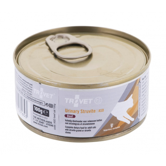 TROVET Cat ASD Urinary Struvite s hovězím masem kaps. 100 g
