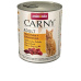 Animonda CARNY® cat Adult hovädzie, kura a kačacie srdiečka bel. 6 x 800 g konzerva