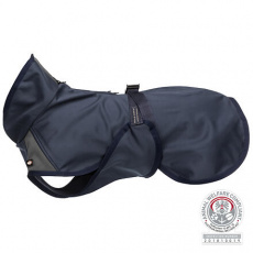 Softshellová bunda ASTON, tmavomodrá/sivá