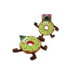 VÁNOČNÍ Hračka pes GiGwi Donut 21cm VÁNOČNÍ Hračka pes GiGwi Donut 21cm
