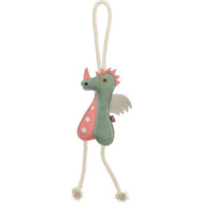 Dragon - dráček na laně, 55 cm, hračka pro psy, 100% pravá kůže/lano, zelená Dragon - dráček na laně, 55 cm, hračka pro psy, 100% pravá kůže/lano, zelená