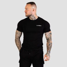 Tričko Fitted TRN Black - GymBeam Tričko Fitted TRN Black - GymBeam