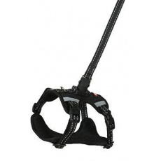 Postroj pes s vodítkom 2m CLIP&GO čierna M Zolux Postroj pes s vodítkom 2m CLIP&GO čierna M Zolux