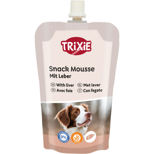 Snack Mousse - játrová pěna, pamlsek pro psy, 200 g Snack Mousse - játrová pěna, pamlsek pro psy, 200 g