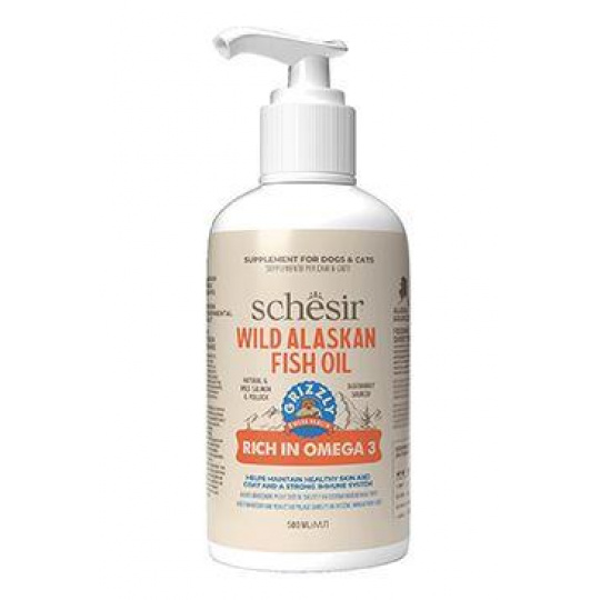 Lososový olej s treskou Schesir Grizzly 500ml Lososový olej s treskou Schesir Grizzly 500ml