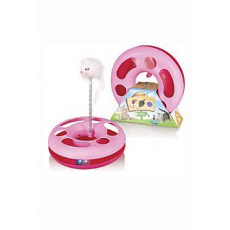Hračka mačka Speedy ball s myšou na pružine Hračka mačka Speedy ball s myšou na pružine