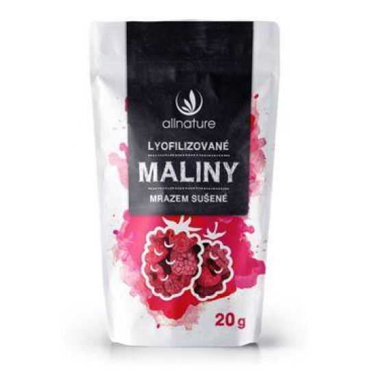 Allnature Malina sušená mrazem celá 20g