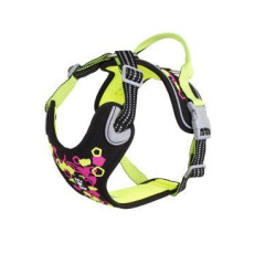 Postroj Hurtta Weekend Warrior neon 80-100cm