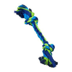 Hračka pes BUSTER Dent.Rope 2 uzly modrá/limet.40cm XL Hračka pes BUSTER Dent.Rope 2 uzly modrá/limet.40cm XL