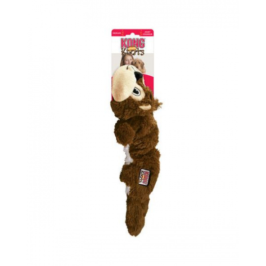 Hračka Kong Dog Scrunch Knots Veverička s pískatkom, polyester, hnedá, M/L Hračka Kong Dog Scrunch Knots Veverička s pískatkom, polyester, hnedá, M/L