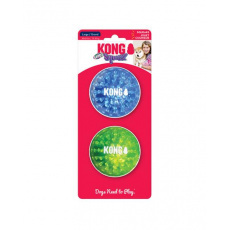 Hračka Kong Dog Squeezz Geodz 2 ks Assorted Lopty, TPR, L Hračka Kong Dog Squeezz Geodz 2 ks Assorted Lopty, TPR, L