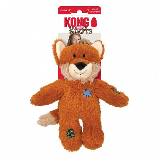 Hračka Kong Dog Wild Knots Fox Líška plyšová polyester S