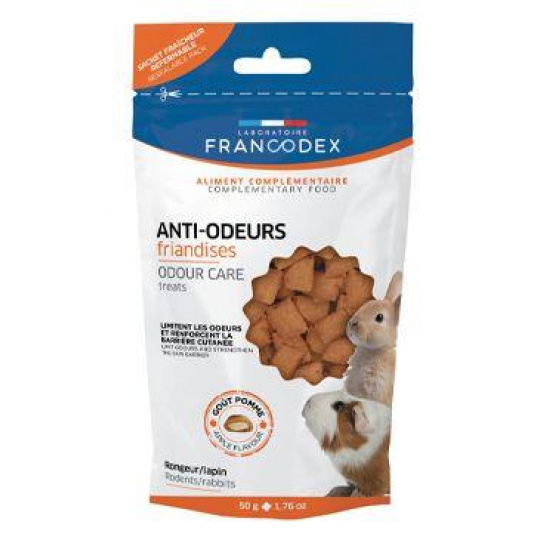 Francodex pochúťka Odour Care hlodavce 50g Francodex pochúťka Odour Care hlodavce 50g