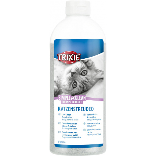 Fresh´n´Easy deodorant pre mačacie WC BABY POWDER 750 g