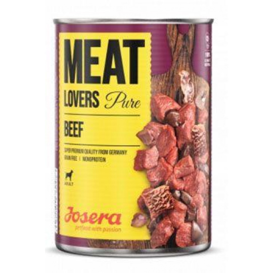 Josera Dog konz. Meat Lovers Pure Beef 400g Josera Dog konz. Meat Lovers Pure Beef 400g