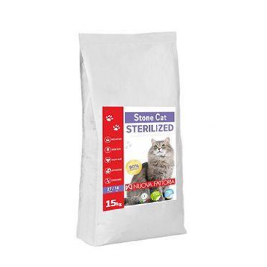 Nuova Fattoria Stone Cat Sterilized 15kg Nuova Fattoria Stone Cat Sterilized 15kg