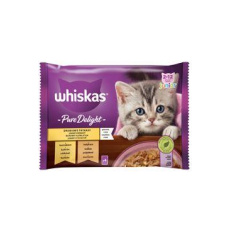 Whiskas kaps. Pure Delight Junior drůbeží v želé 4x85g