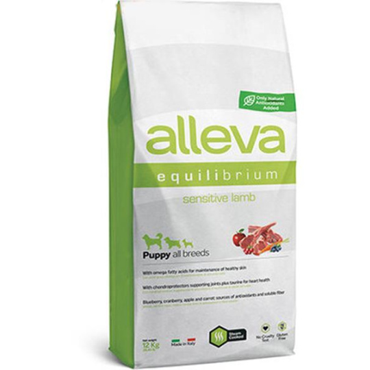 Alleva SP EQUILIBRIUM dog puppy sensitive all breeds jahňacie 12 kg