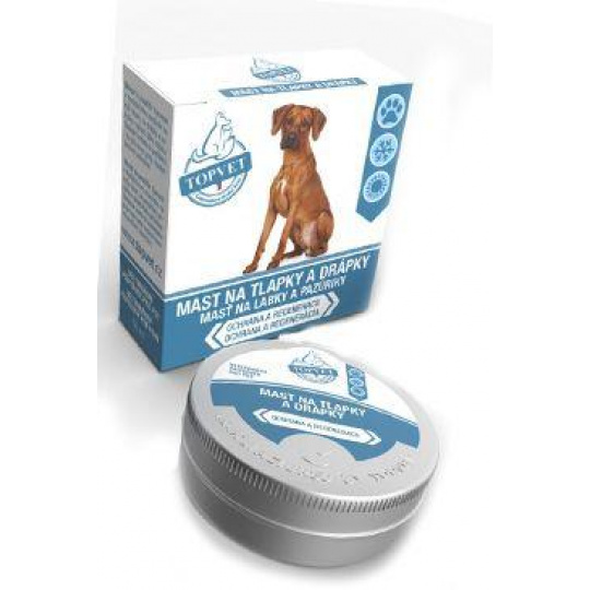 Masť na labky a pazúriky pre psy TOPVET 50ml Masť na labky a pazúriky pre psy TOPVET 50ml