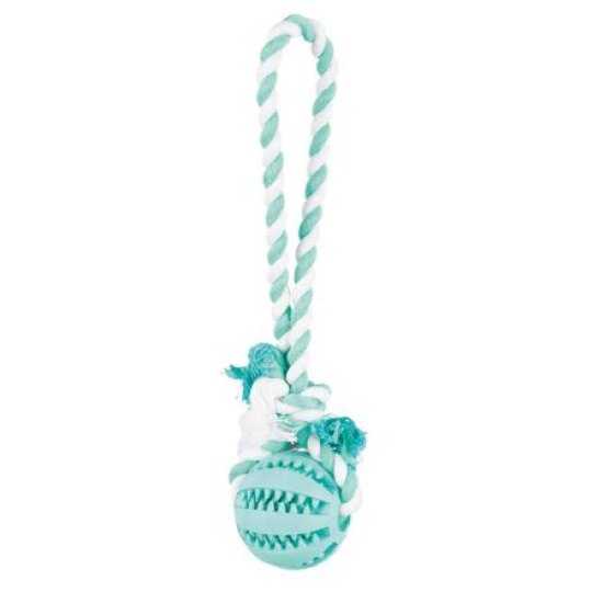 DentaFun přetahovadlo s míčem, 7 cm/24 cm