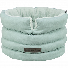 HOME Edition pelech LIANO Soft, okrúhly s vysokým okrajom, šalviová