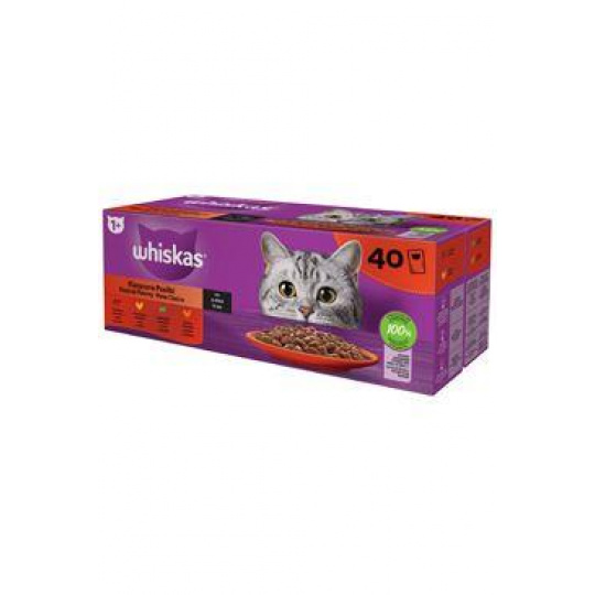Whiskas kapsička Core klas.výber v šťave 40x85g Whiskas kapsička Core klas.výber v šťave 40x85g