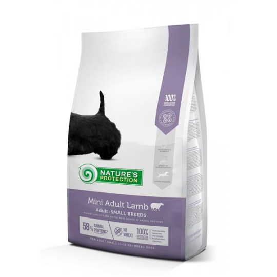 Natures P dog adult mini jahňacie 2 kg