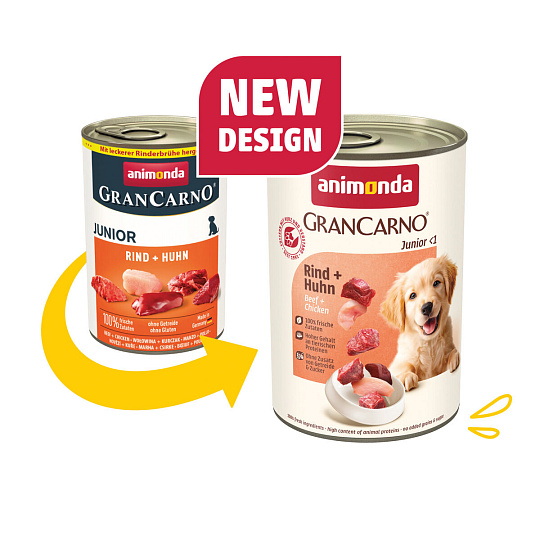 GRANCARNO JUNIOR - hovädzie + kuracie 400g