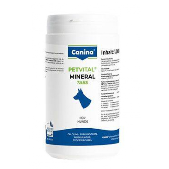 Canina Petvital Mineral Tabs 1000g (500tbl) Canina Petvital Mineral Tabs 1000g (500tbl)