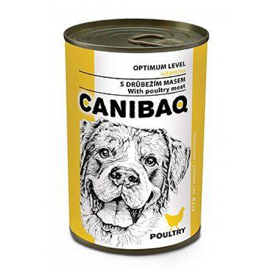 Canibaq dog konz. drůbeží 415g Canibaq dog konz. drůbeží 415g