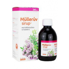 Dr.Muller Sirup Materinodúškový a vit. C 245ml Dr.Muller Sirup Materinodúškový a vit. C 245ml