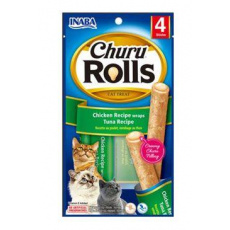 Churu Cat Rolls Kuracie s tuniakovým krémom 4x10g Churu Cat Rolls Kuracie s tuniakovým krémom 4x10g