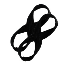 Trhačky Figure 8 Black - GymBeam Trhačky Figure 8 Black - GymBeam