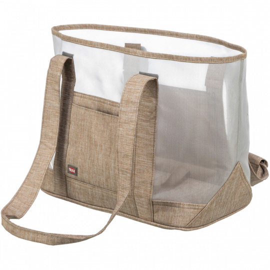 Transportní síťovaná taška MARY, 53 x 30 x 20 cm, nosnost 6 kg, písková Transportní síťovaná taška MARY, 53 x 30 x 20 cm, nosnost 6 kg, písková