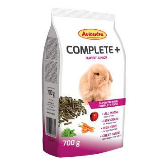 Avicentra COMPLETE+ králik junior 700g