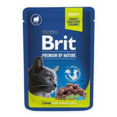 Brit Premium Cat kapsička Lamb for Sterilised 100g