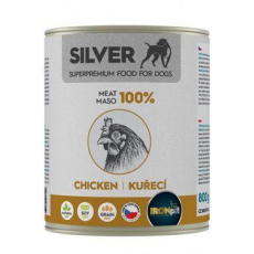 IRONpet Silver Dog konz. Kuracie mäso 800g