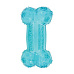 Hračka pes BONE TPR POP kosť 14cm tyrkysová Zolux
