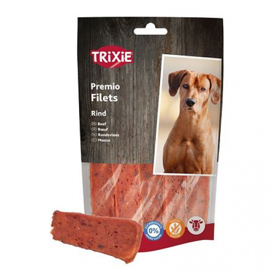 PREMIO Filets, hovězí filety - 93% masa, 80 g PREMIO Filets, hovězí filety - 93% masa, 80 g
