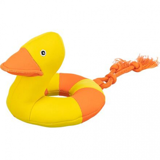 Aqua Toy plávajúca kačička na lane, 20 x 36 cm, tkania